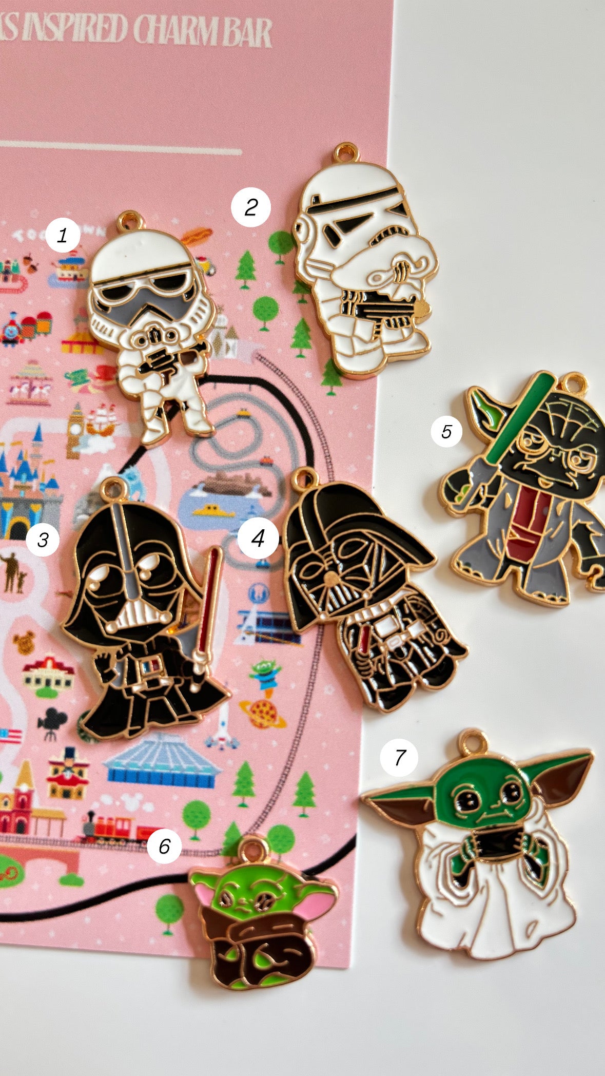 Star Wars charms
