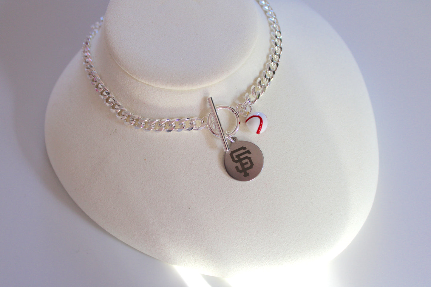Large Custom Team Logo Charm | Gold or Silver