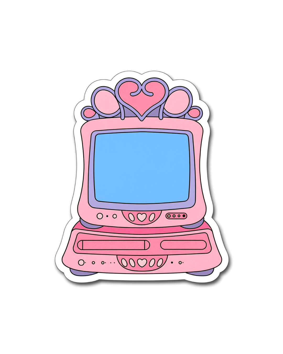 Princess TV 3'' Sticker