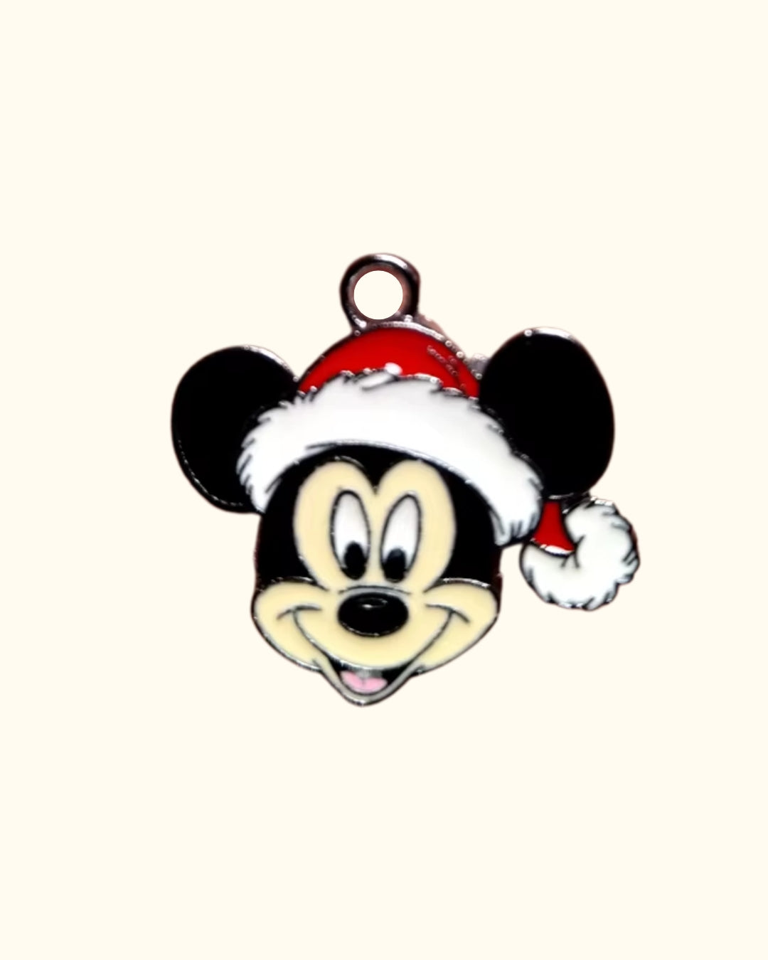Santa Mickey Charm