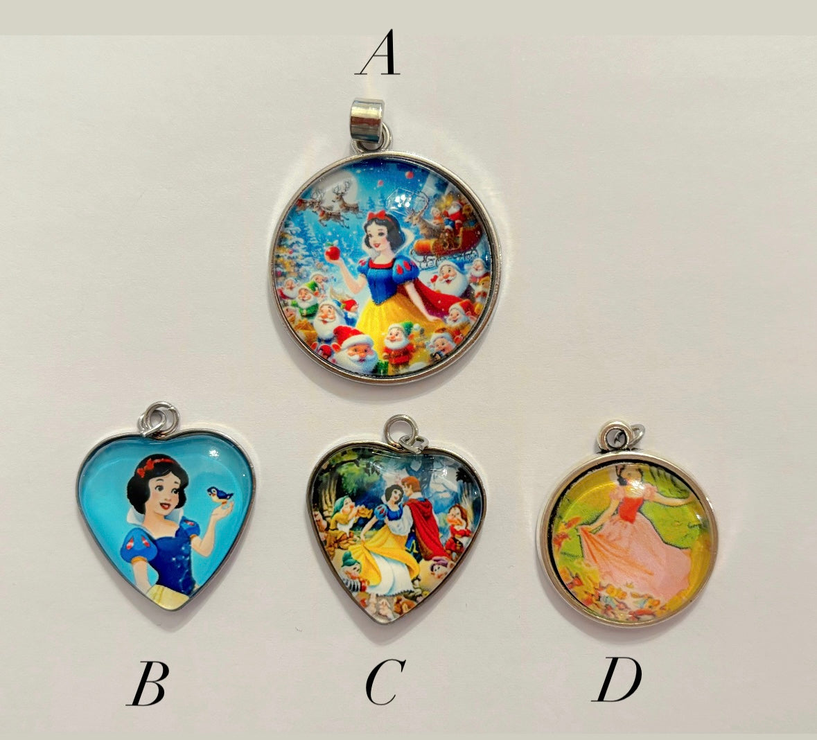 I Heart Snow White Charms