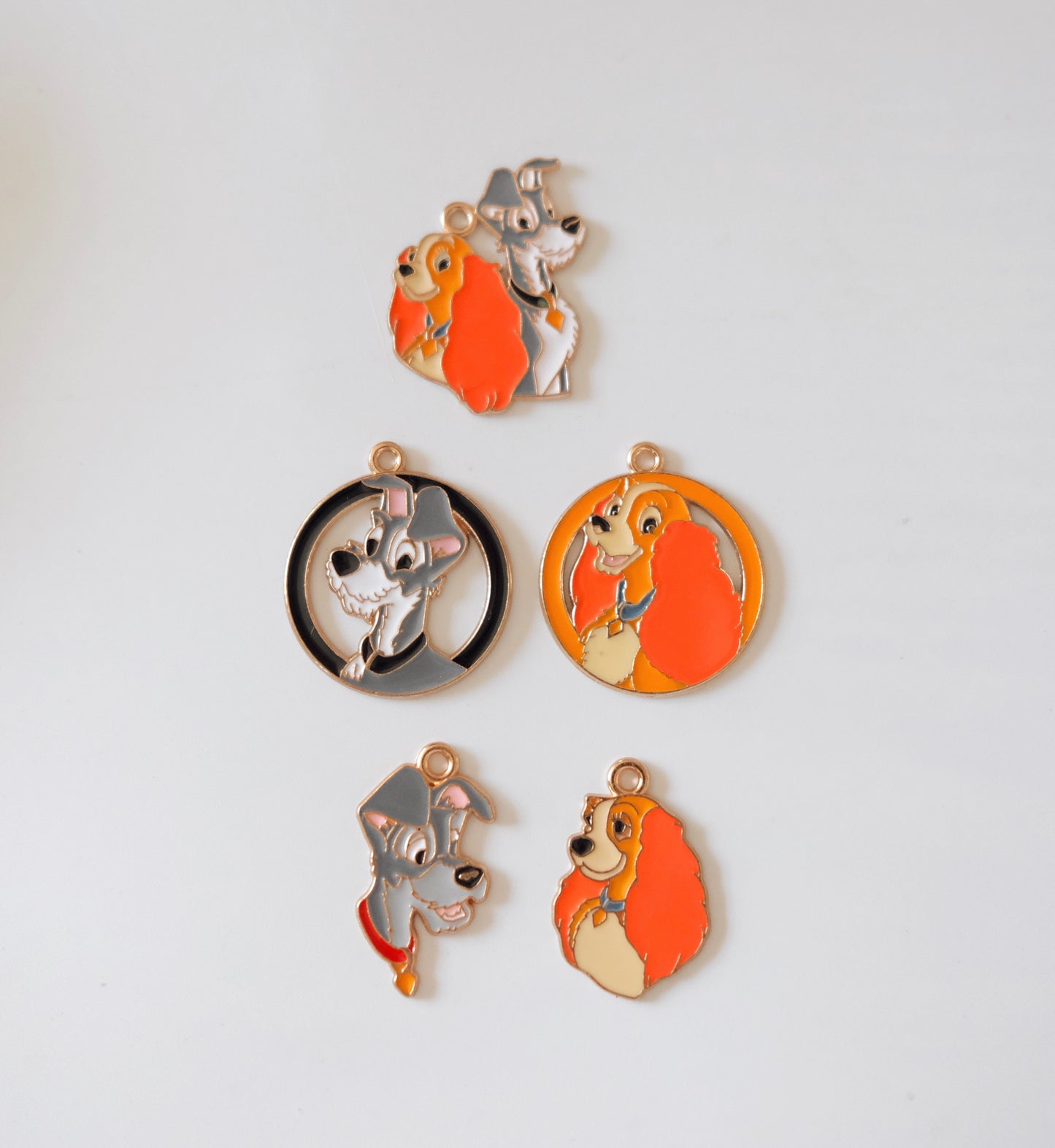 Lady & The Tramp Charms