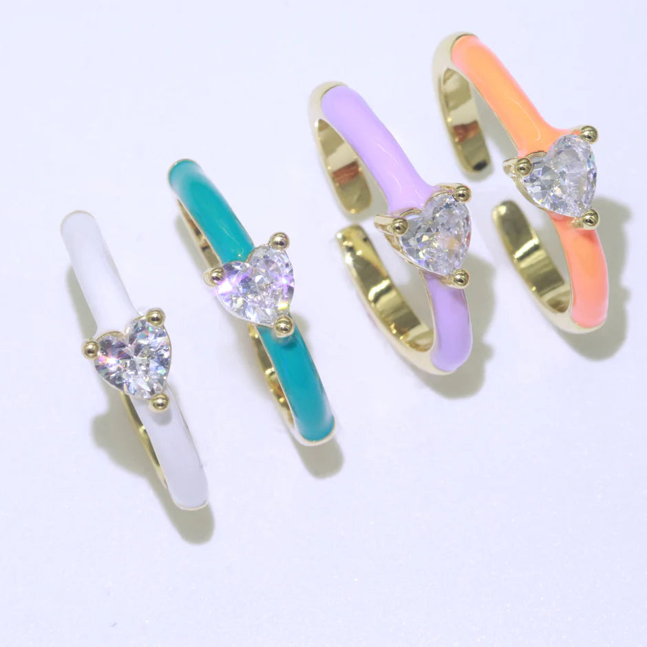 Friendship Heart Rings