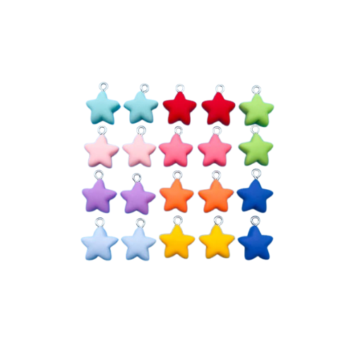 Rainbow Star Charms
