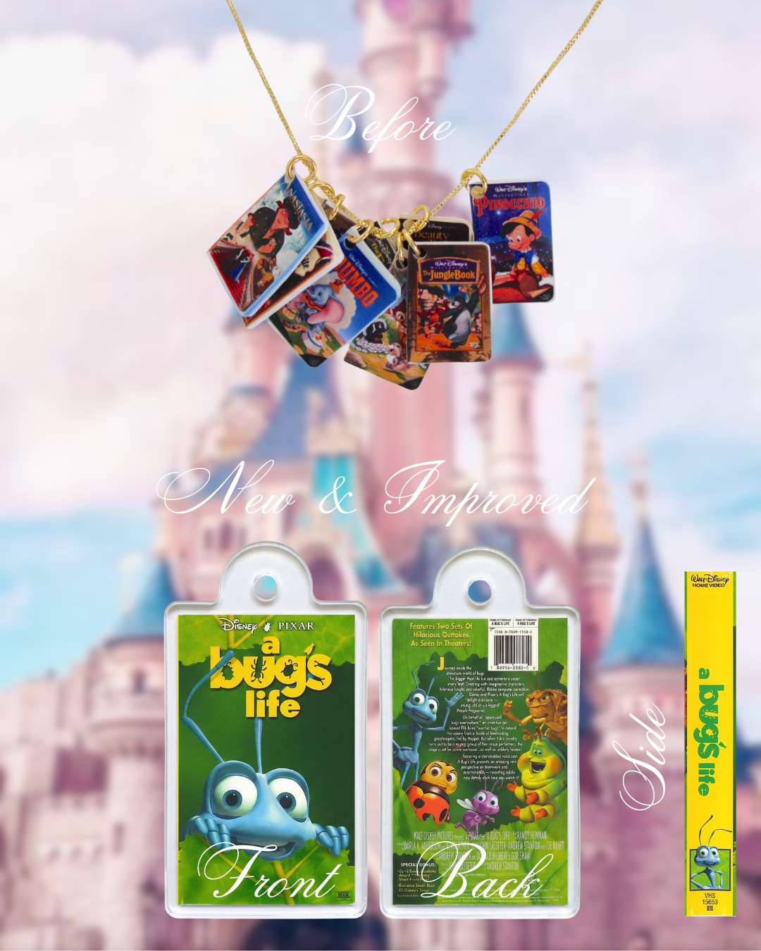 VHS Acrylic Charms - 15 VHS Options