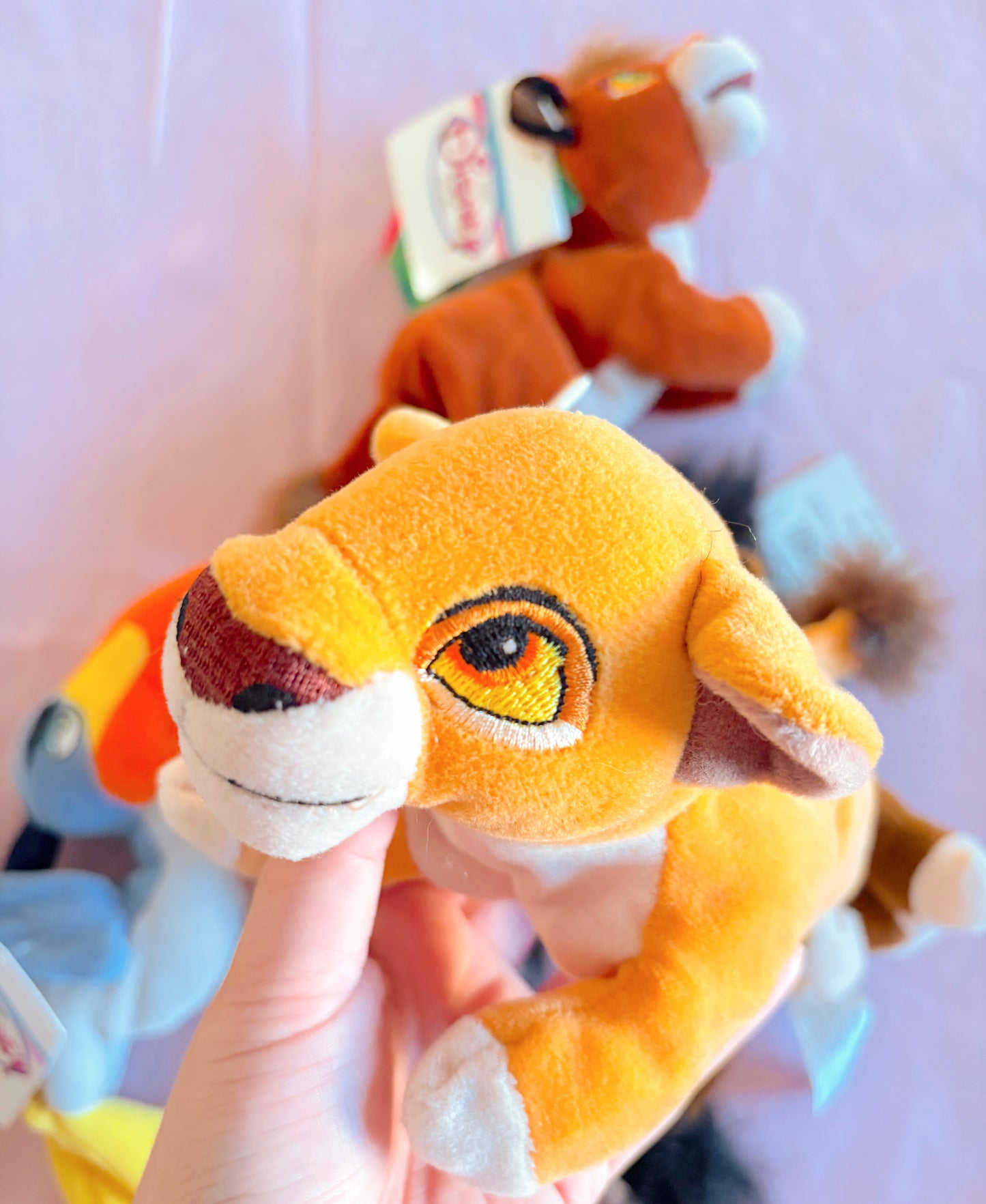 Vintage Lion King Plush Bag Charm