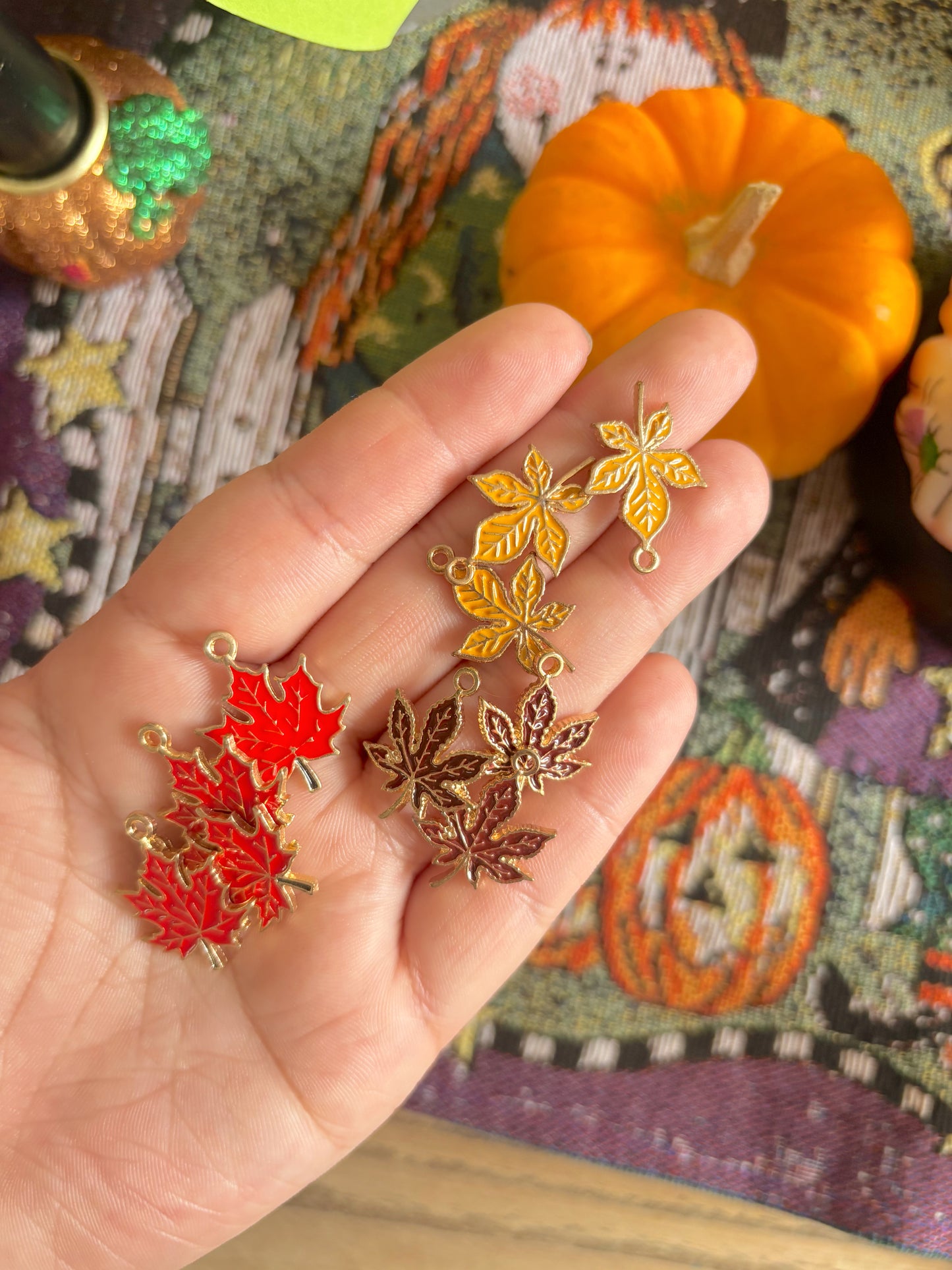 Maple Leaf Charms
