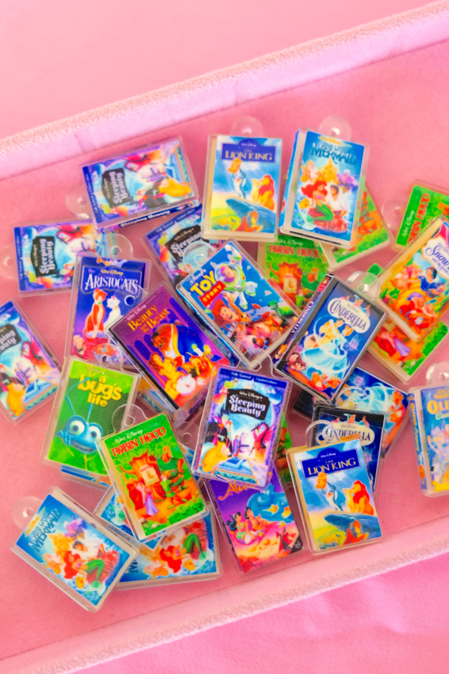 VHS Acrylic Charms - 15 VHS Options