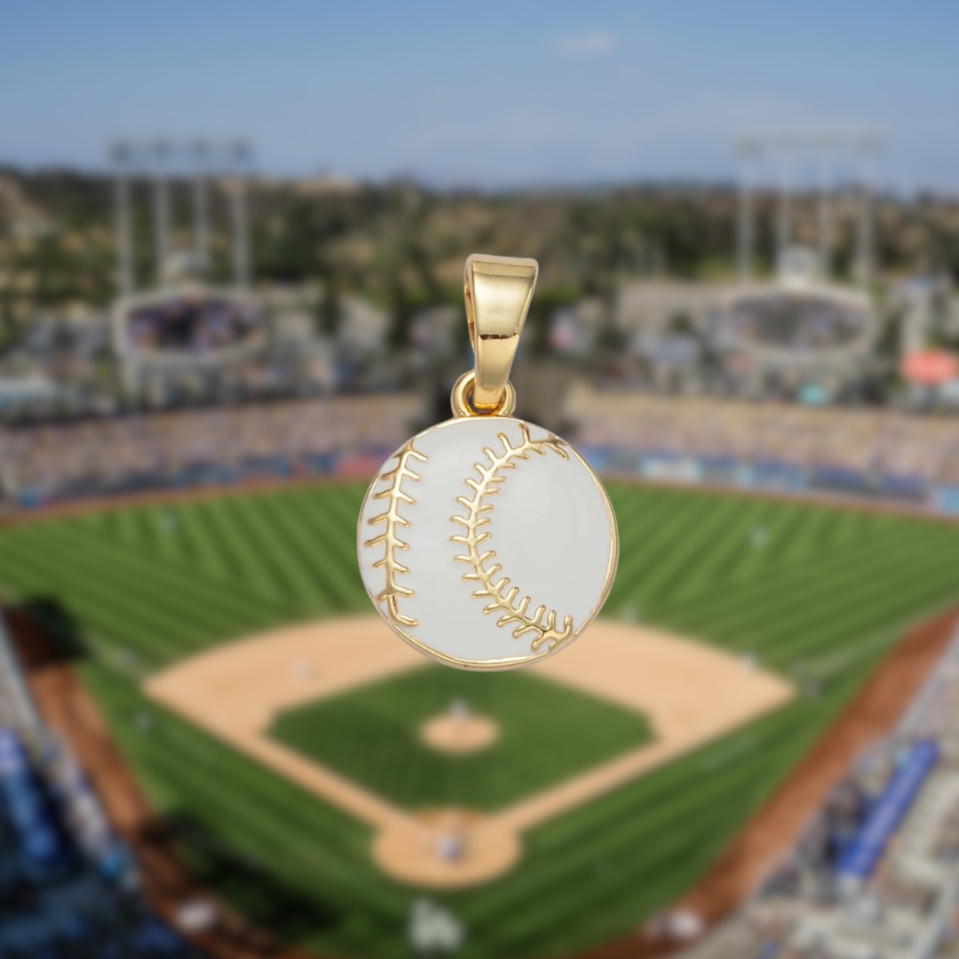 Ball Game Baseball Charm
