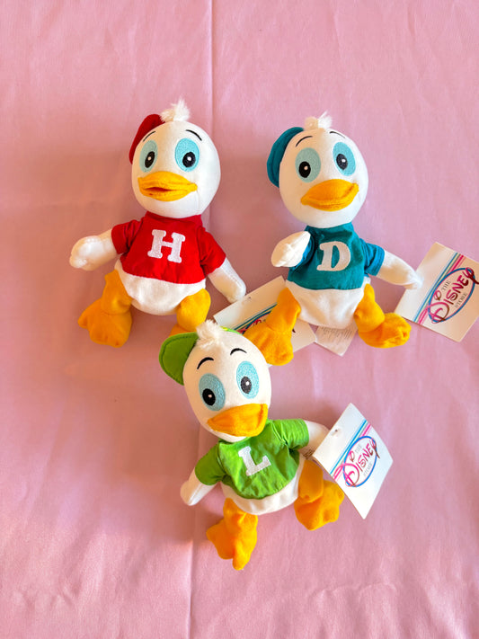 Huey, Dewey, and Louie Plush Bag Charms