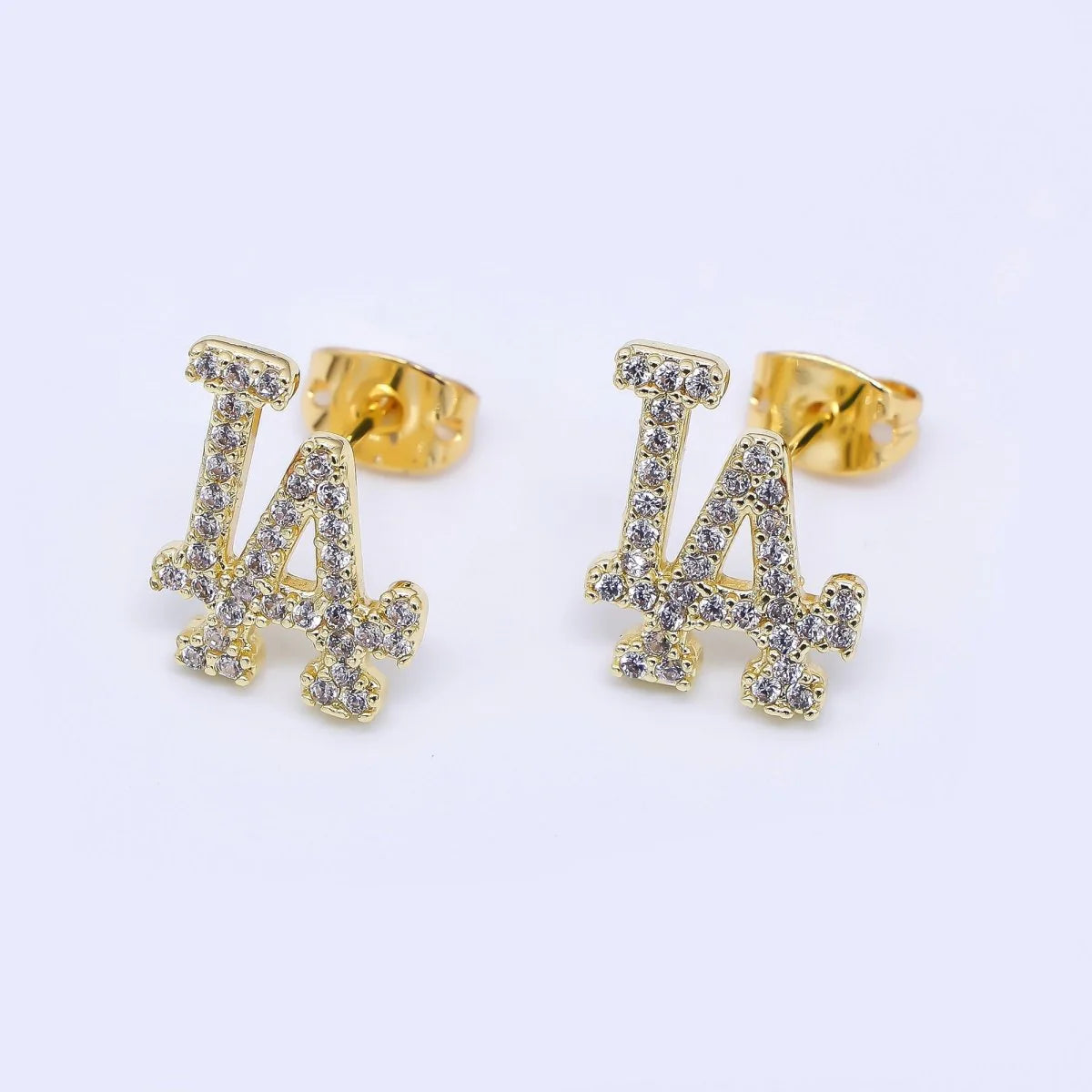 LA Paved Stud Earrings