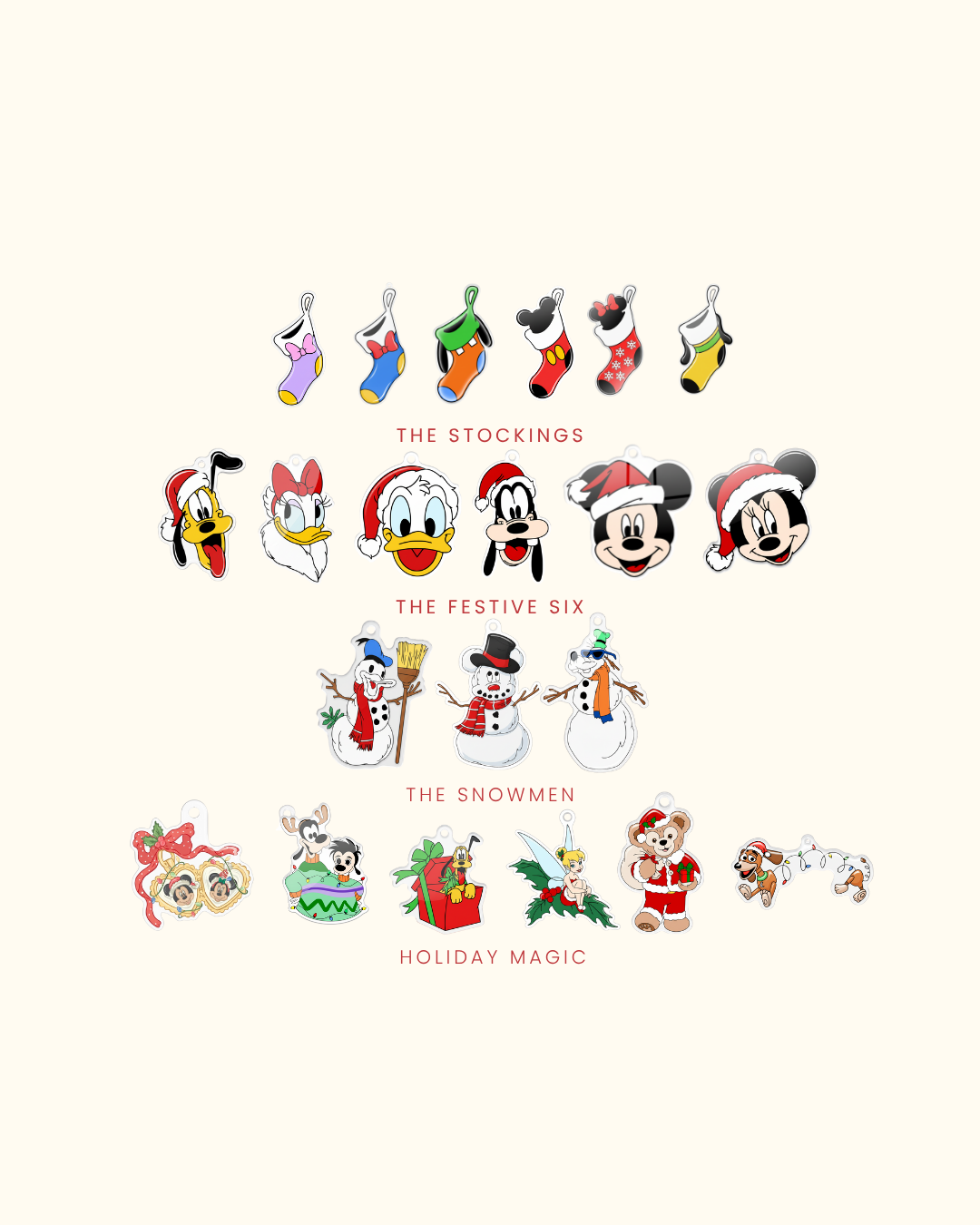 Holiday Acrylic Charms