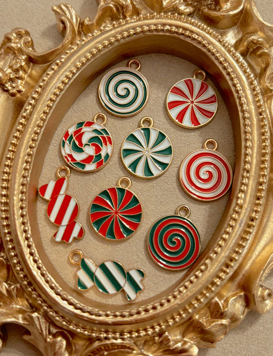 Peppermint candy Charm