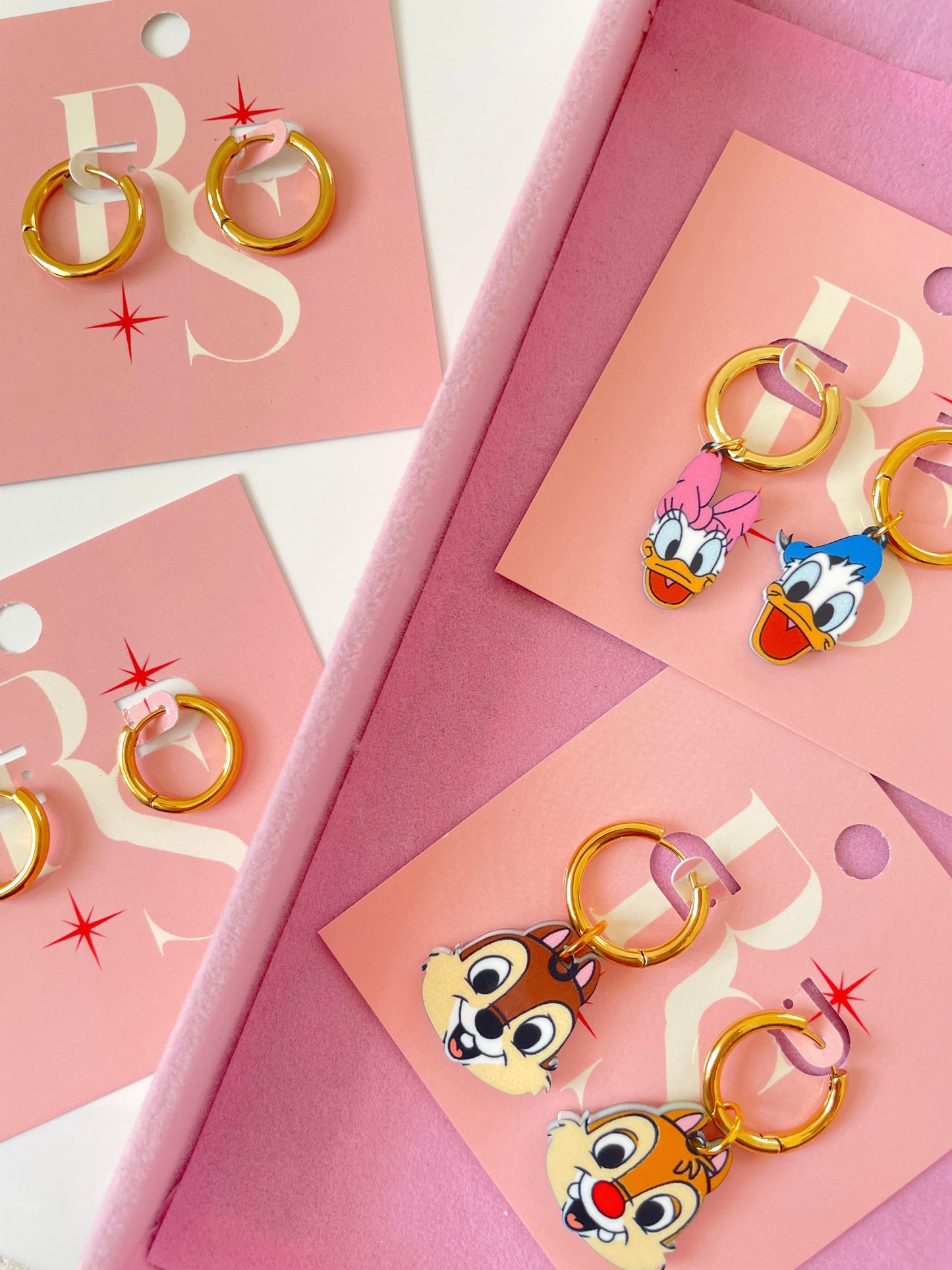 Mini Hoops - Charm Earring Base