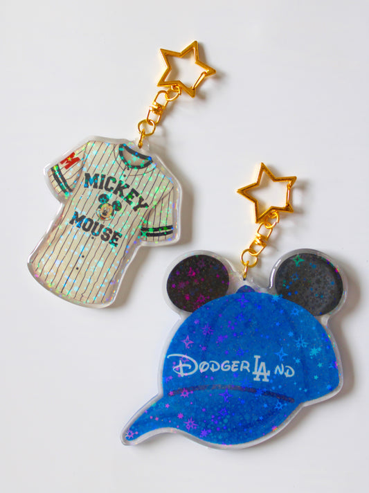 Baseball Mouse Keychain