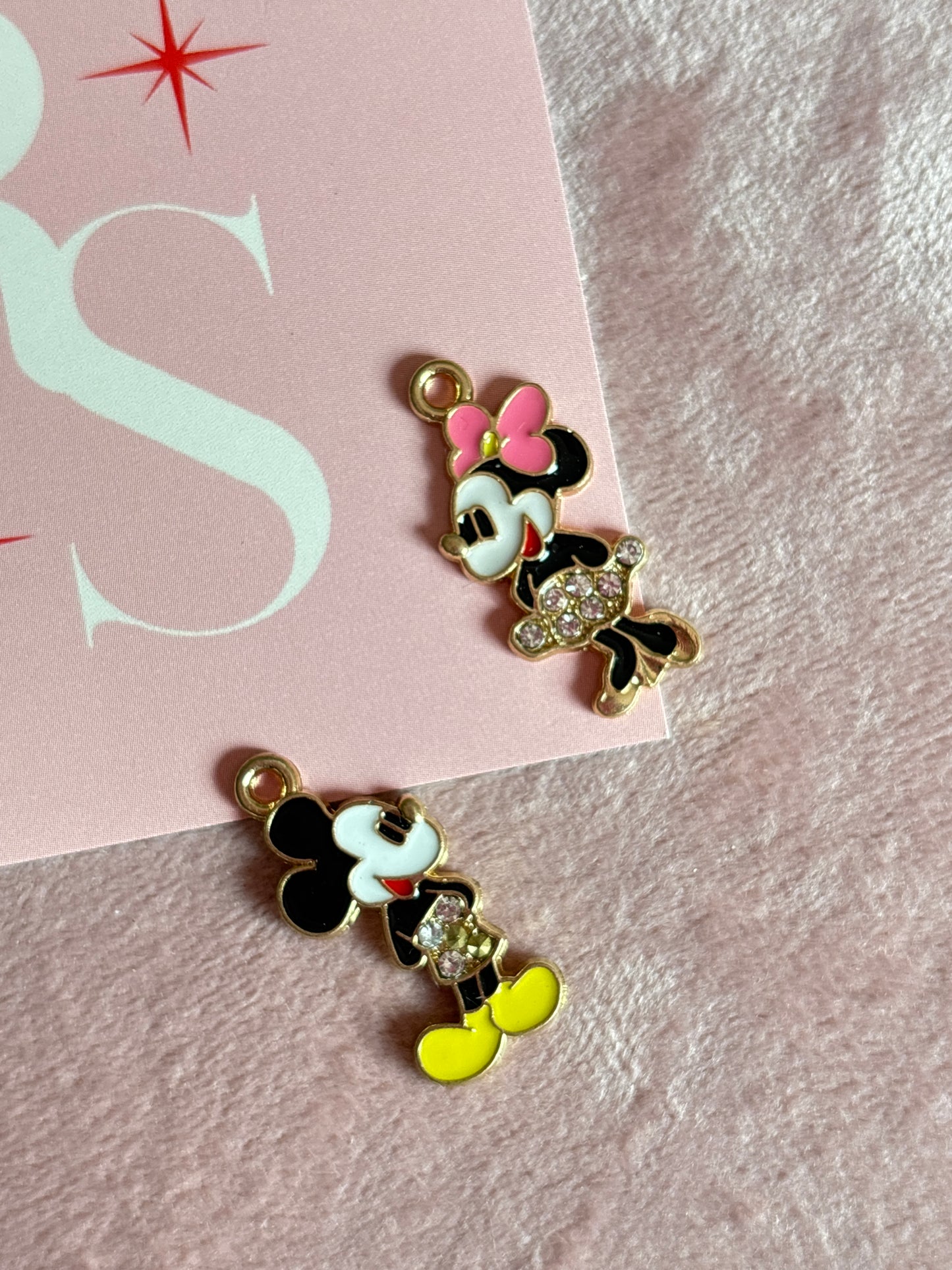 Mickey & Minnie Charms
