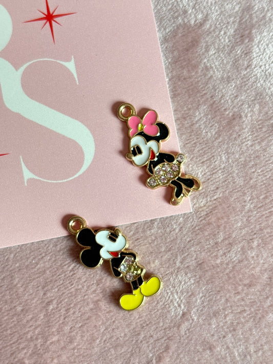 Mickey & Minnie Charms