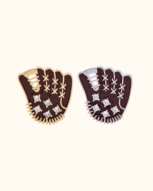 Baseball Mitt Brooch