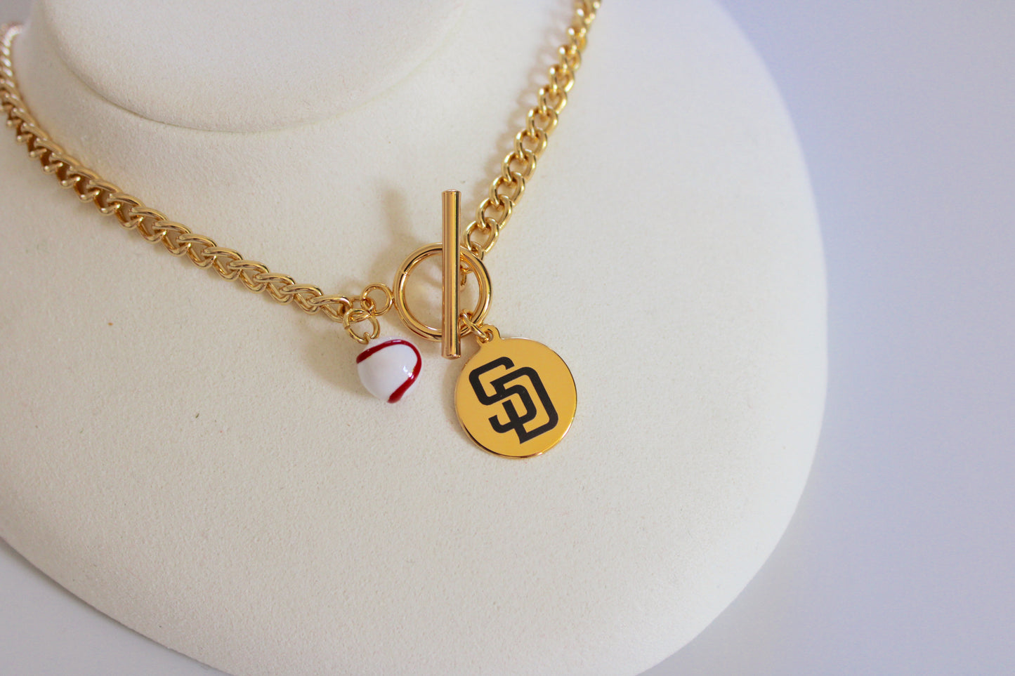 Large Custom Team Logo Charm | Gold or Silver