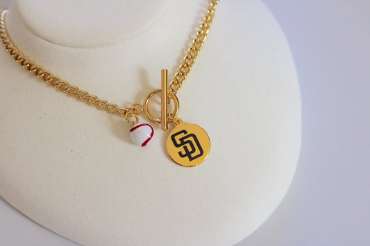 Large Custom Team Logo Charm | Gold or Silver