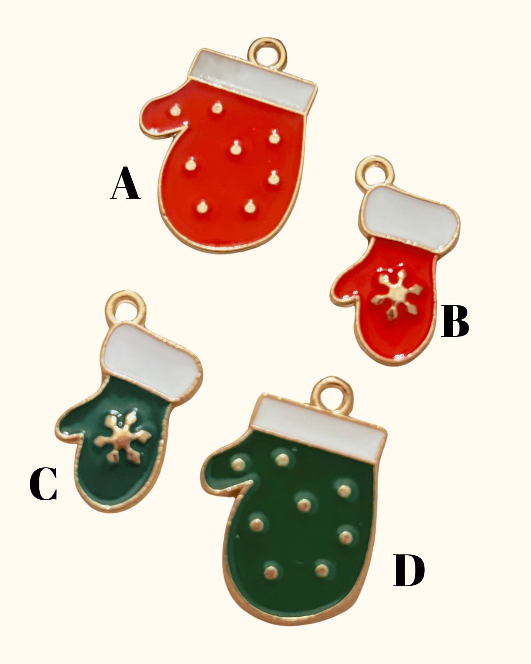 Holiday Mitten Charm