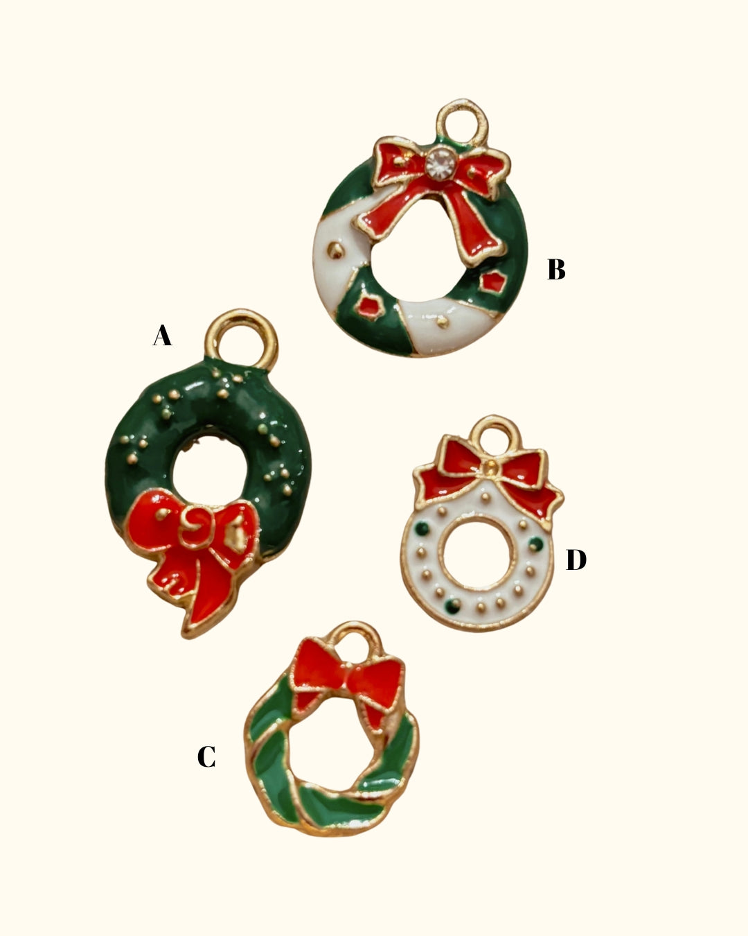 Holiday Wreath Charm