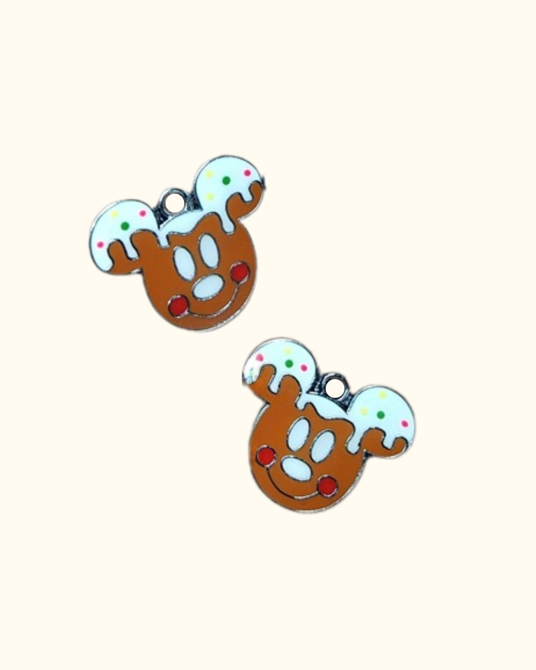gingerbread Mickey and Minnie Faces