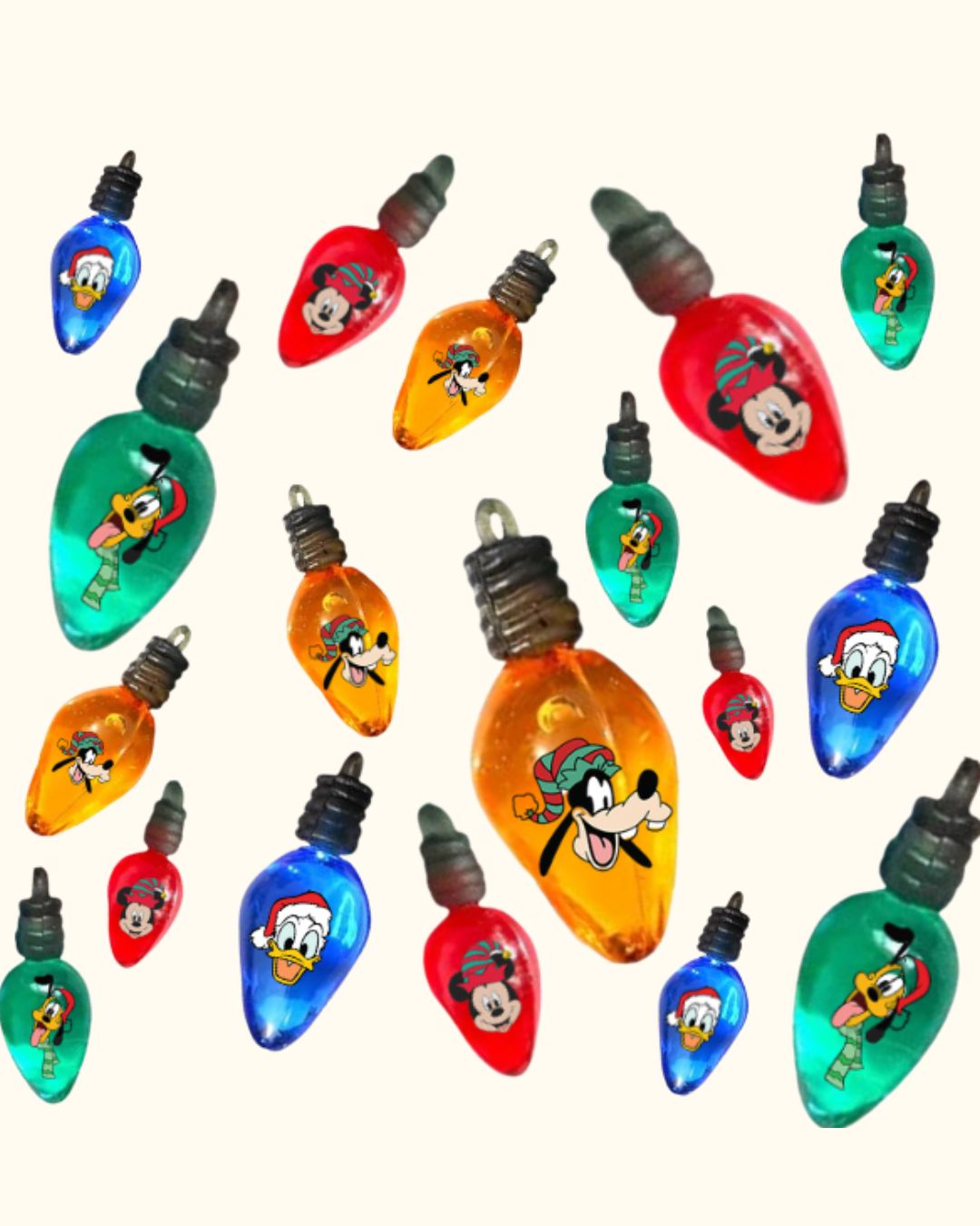 Holiday Light Bulb Charm