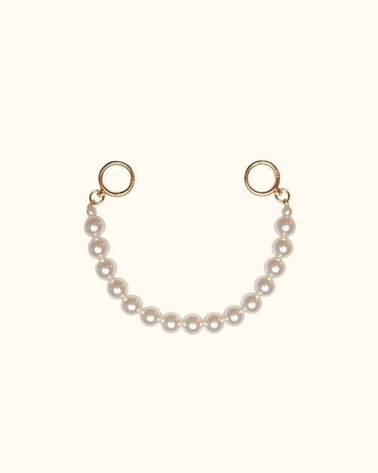 Faux Pearl Bag Chain