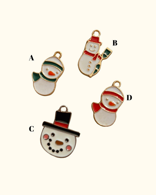 Snowman charm