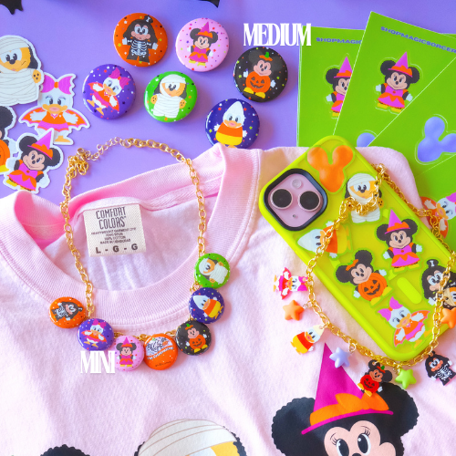 Boo Crew Mini and Medium Button Charmies