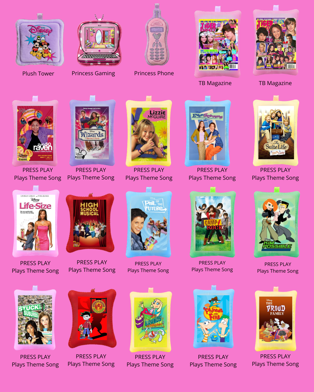 Teen Dream Plush Bag Collection