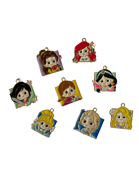 Kawaii Princess Picture Charm