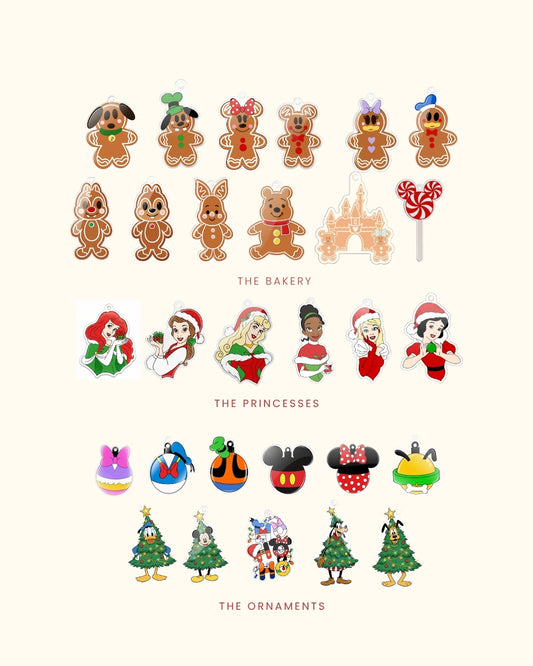 Holiday Acrylic Charms