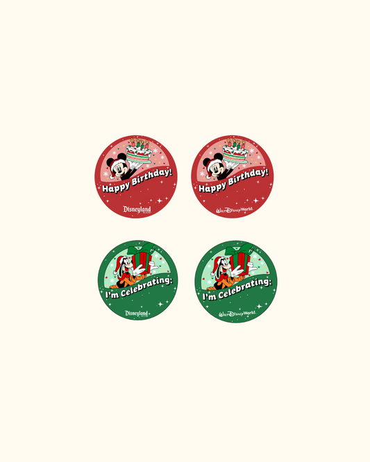 Holiday Button Charms