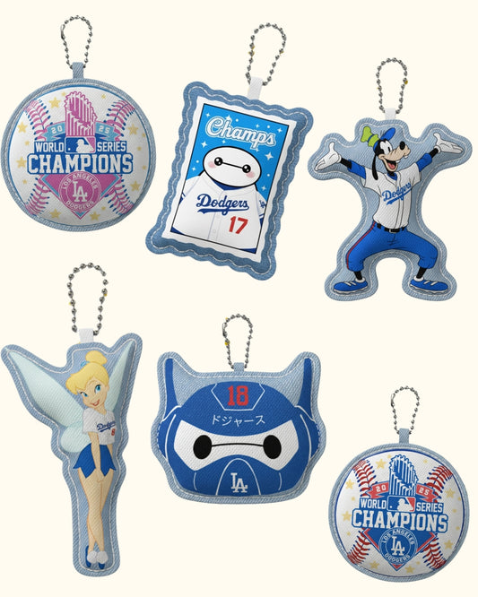 Denim Plush Dodger Bag Charms