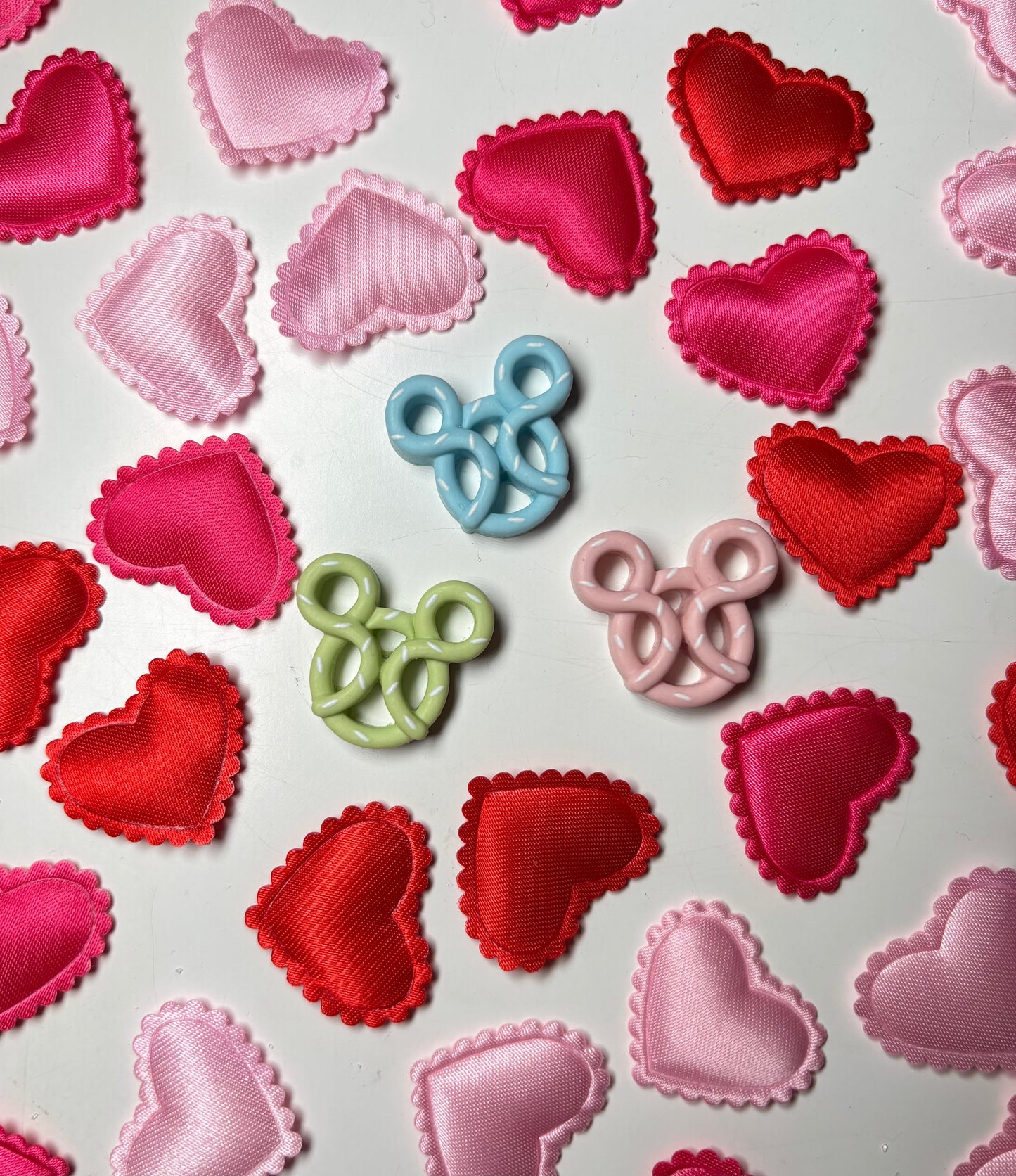 Pastel Mouse Pretzel Charms