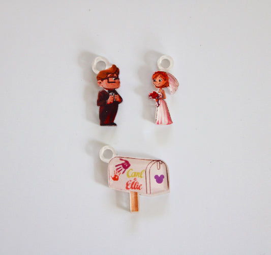 Carl & Ellie Charms Handmade