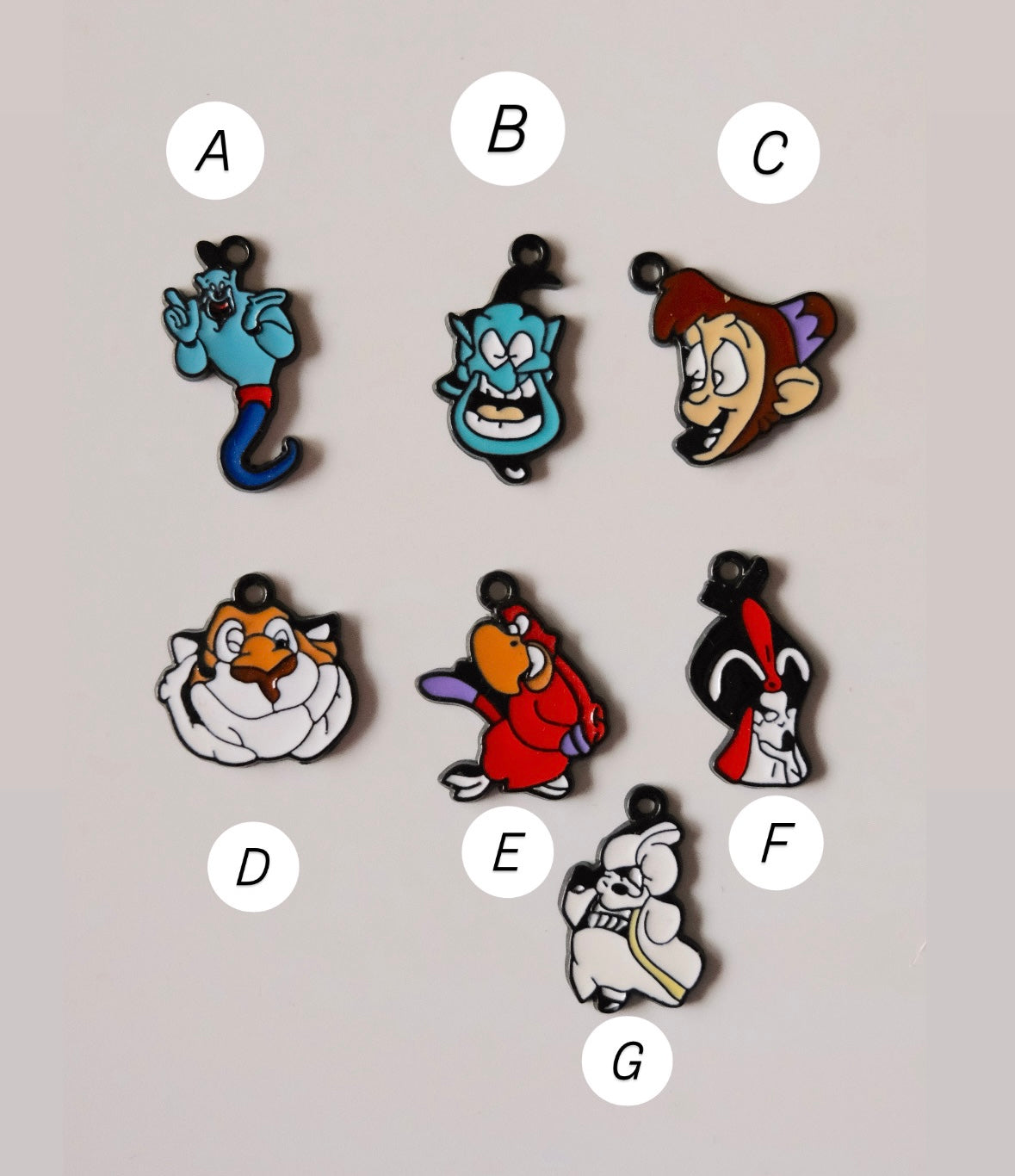 Aladdin Charms