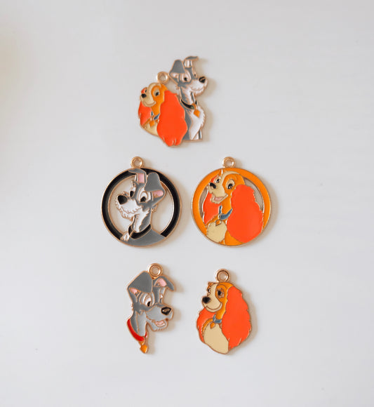Lady & The Tramp Charms