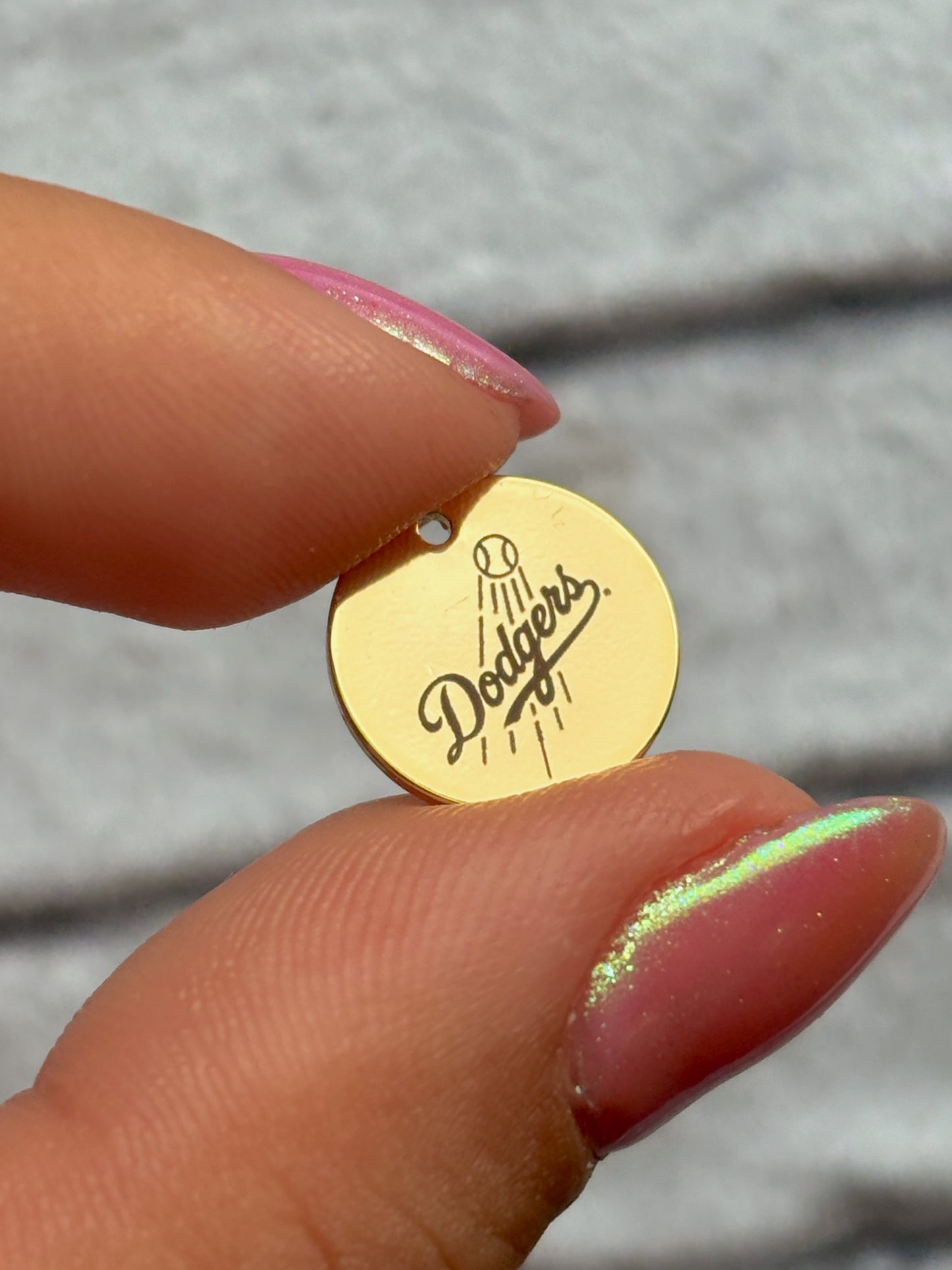 Mini Custom Team Logo Charm