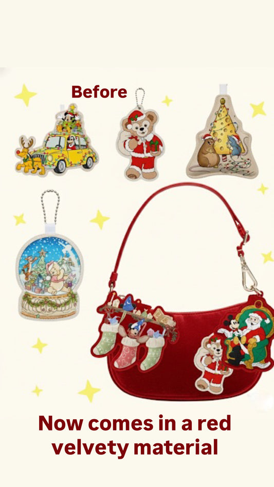 Classic Christmas Plush Bag Charms