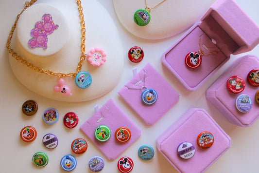 Vintage and non vintage Inspired Button Charms