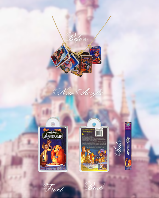 VHS Acrylic Charms - 15 VHS Options