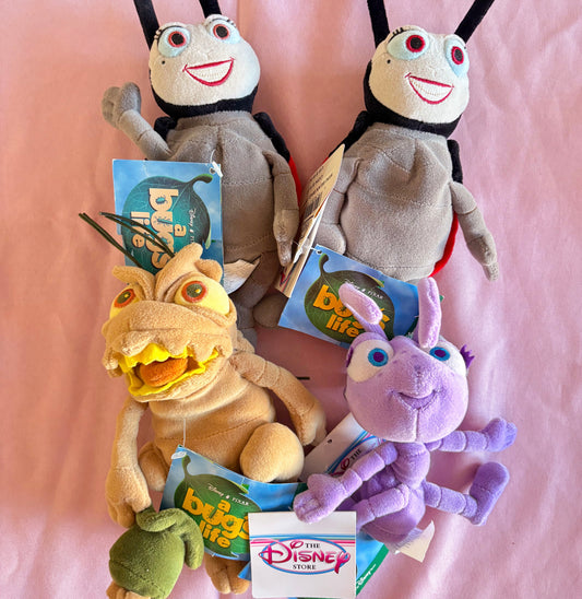Vintage Bugs Life Plush Bag Charms