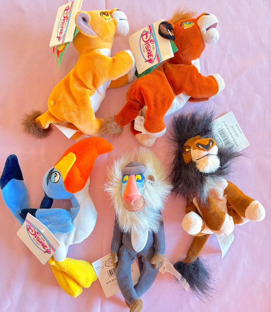 Vintage Lion King Plush Bag Charm