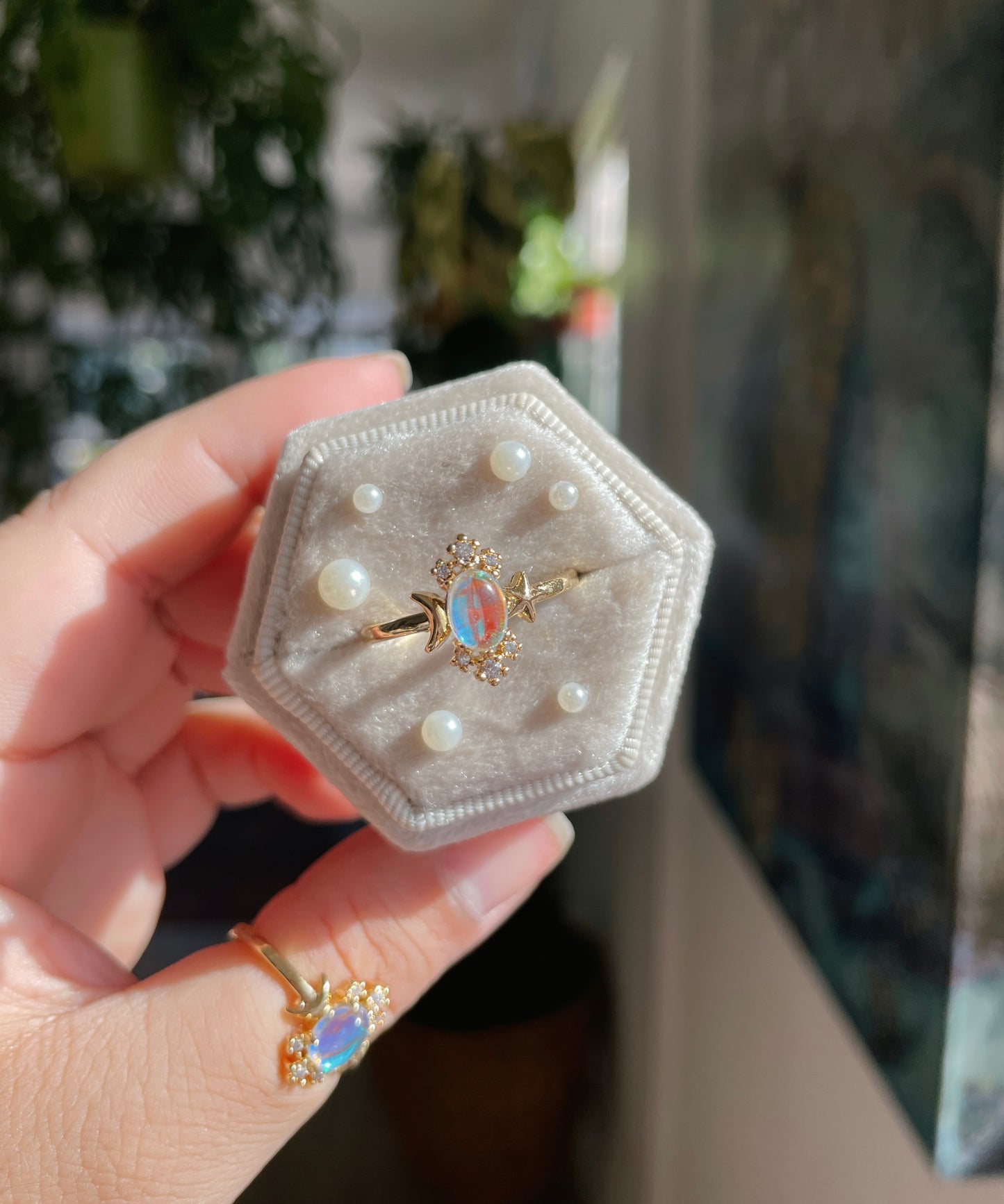 Cinderella Glass Slipper Inspired Ring