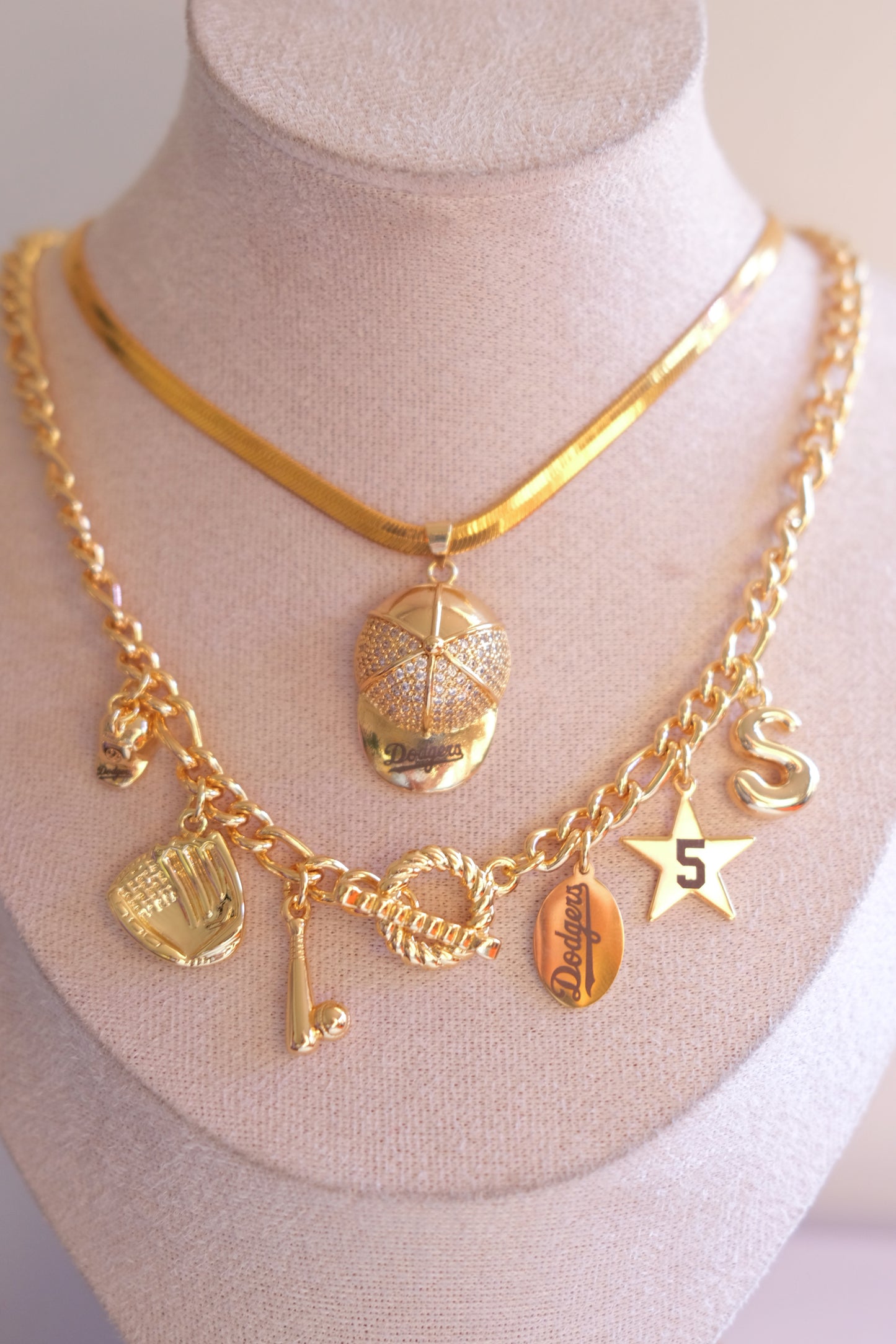 Custom Baseball Team Necklace