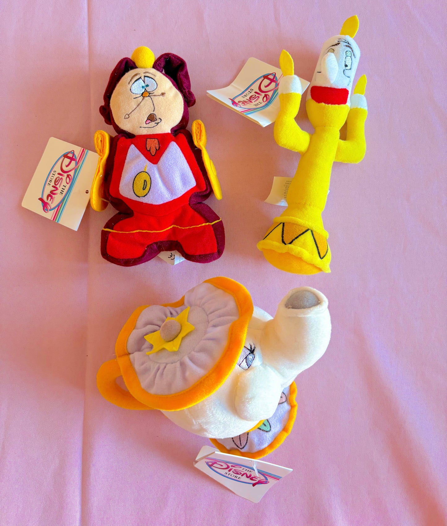 Vintage Beauty and The Beast Plush Bag Charms