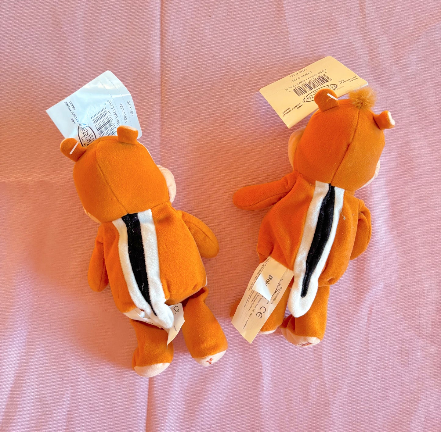 Vintage Chip and Dale Plush Bag Charms